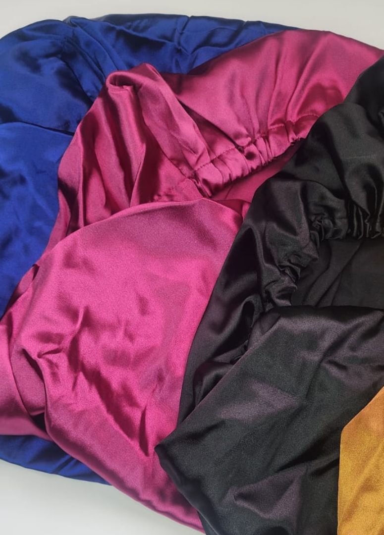 Satin Pillowcase Cover in Blue Fuchsia Pink Black Copper